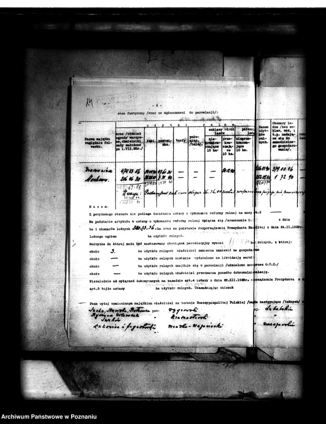 Obraz 18 z jednostki "Majątek Wierzenica powiatu poznańskiego wyłączenie z art. 4 i 5 ustawy o reformie rolnej August Cieszkowski"