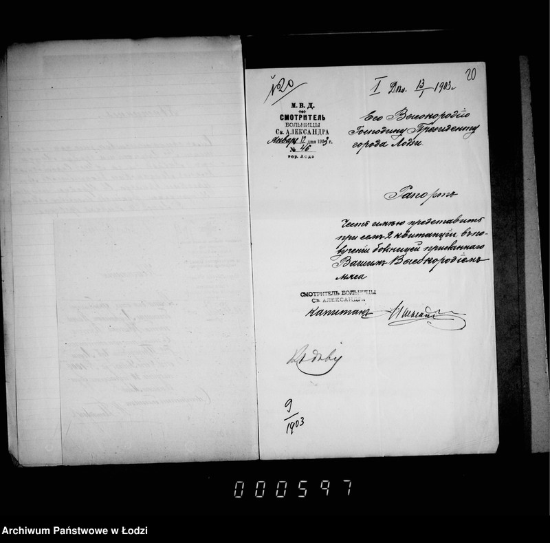 Obraz 19 z jednostki "O raspredelenji mjasa konfiskovannago na lodzinskoj gorodskoj skotobojne"