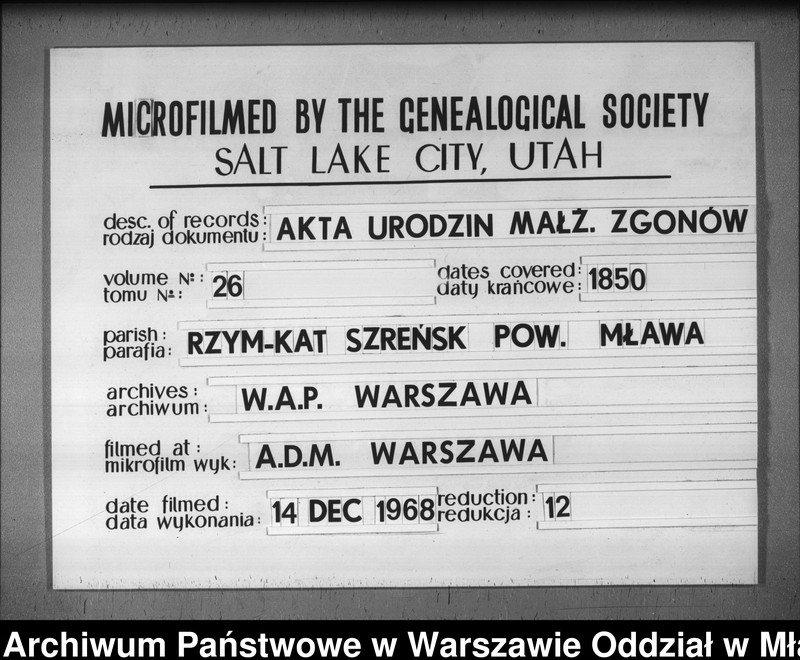 image.from.unit.number "Akta urodzeń, małżeństw i zgonów"