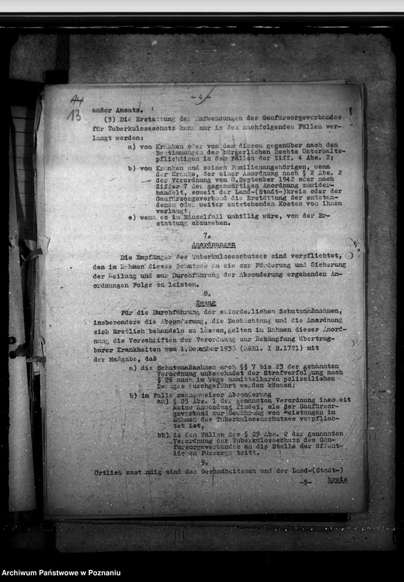 Obraz 17 z jednostki "Anordungen für die Gesundheitsämter"