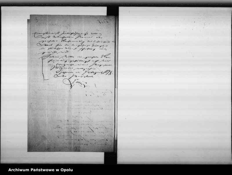 Obraz 7 z jednostki "Acta des Magistrats zu Oppeln betreffend die Wahl des Maurermeister H. Schmidt als Magistrats-Mitglied"