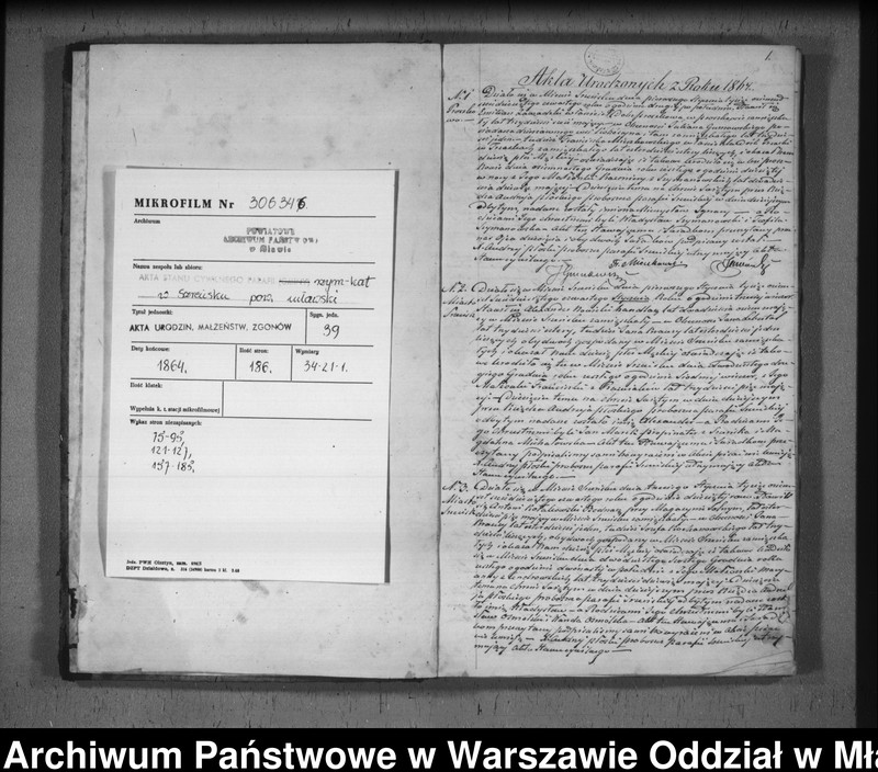 image.from.unit.number "Akta urodzeń, małżeństw i zgonów"