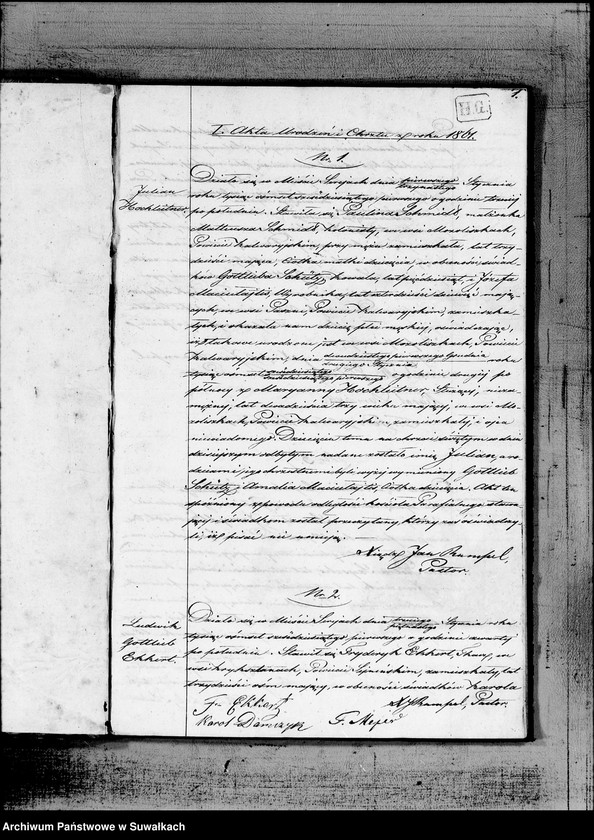 image.from.unit.number "Duplikat aktów Stanu Cywilnego urodzeń, małżeństw i zejść Parafii Ewangelicko-Reformowanej Serejskiej na rok 1861"