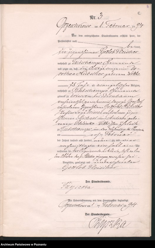 Obraz 6 z jednostki "Księga zgonów"