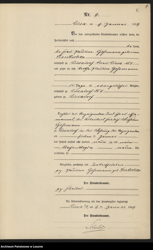 Obraz 12 z jednostki "[Księga zgonów]"