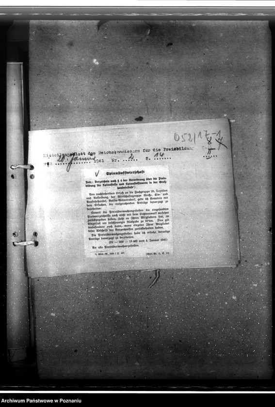 Obraz 12 z jednostki "Spinnstoffwirtschaft. Preisbildung"