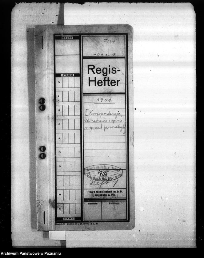 Obraz 4 z jednostki "Korespondencja, zarządzenia i opinie w sprawach personalnych"