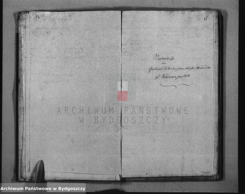 image.from.team "Akta metrykalne żydowskiej gminy wyznaniowej w Kwieciszewie pow. Mogilno"