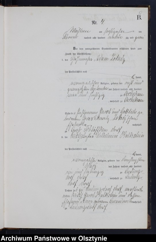 image.from.unit.number "Heiraths-Neben-Register Nr 1 - 23"