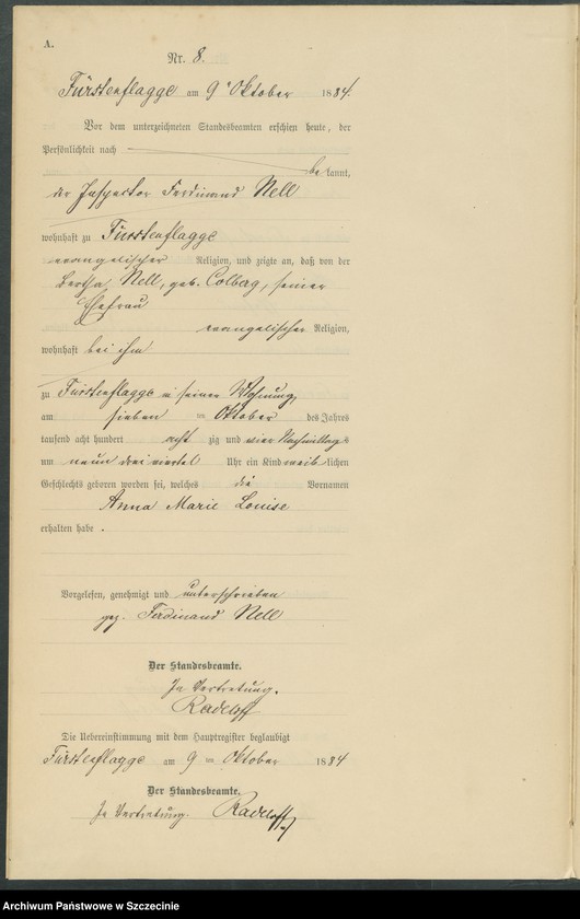 Obraz 11 z jednostki "Geburts-Register (Neben-Register)"