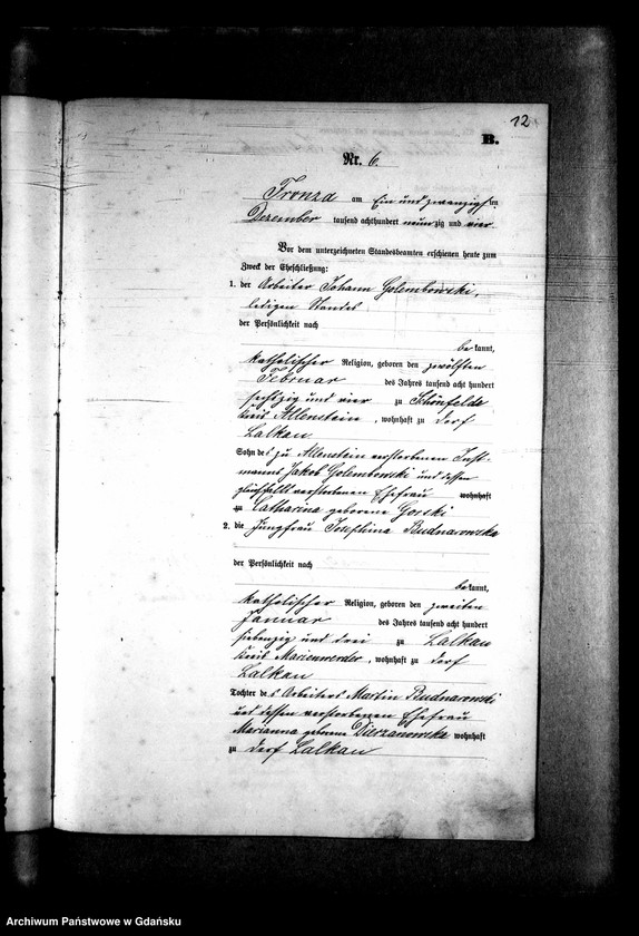 image.from.unit.number "Księga małżeństw"