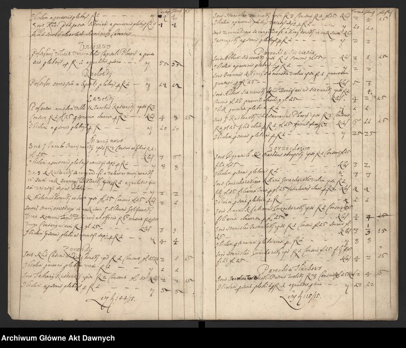 image.from.unit.number "Rozliczenie pogłównego i poboru z 1664 r. - czy to 150, czy 151?."