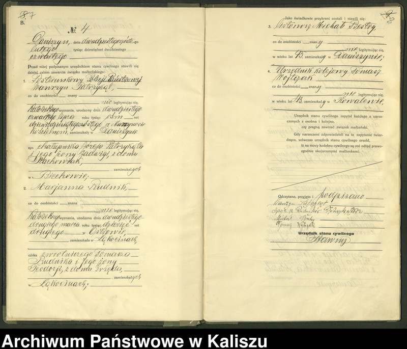 Obraz 7 z jednostki "[Księga małżeństw]"