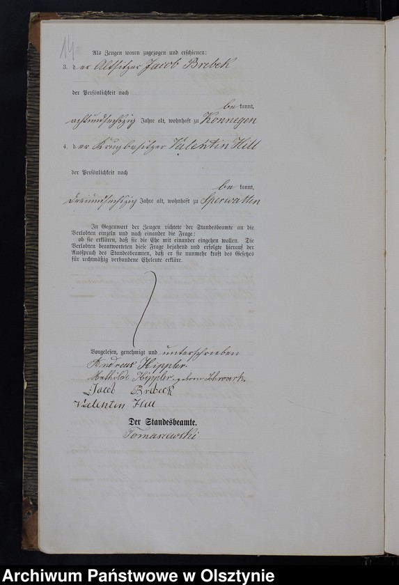 image.from.unit.number "Heiraths-Haupt-Register Nr 1 - 26"