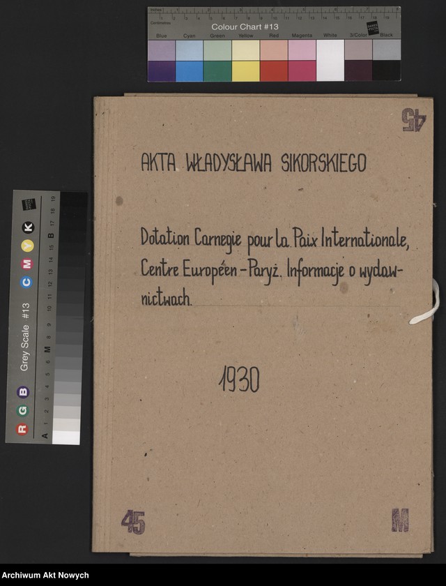 image.from.unit.number "Dotation Carnegie pour la Paix Internationale, Centre Européen - Paryż. Informacje o wydawnictwach."
