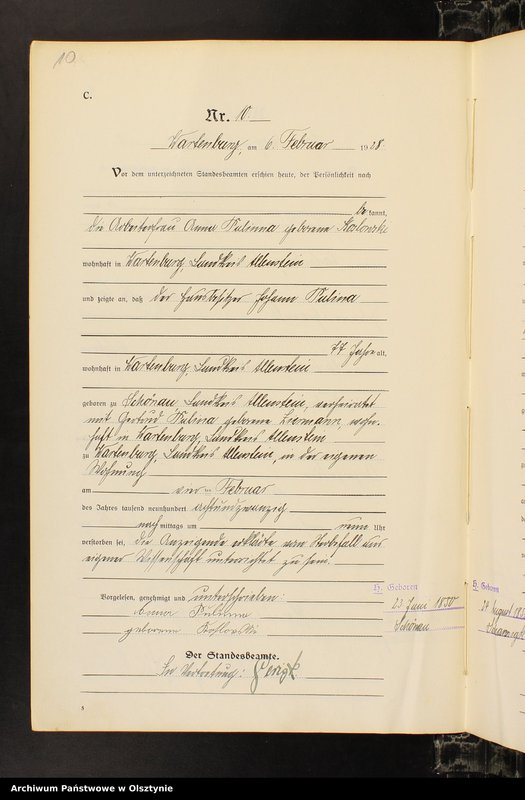 image.from.unit.number "Sterbe-Haupt-Register Nr 1 - 88"