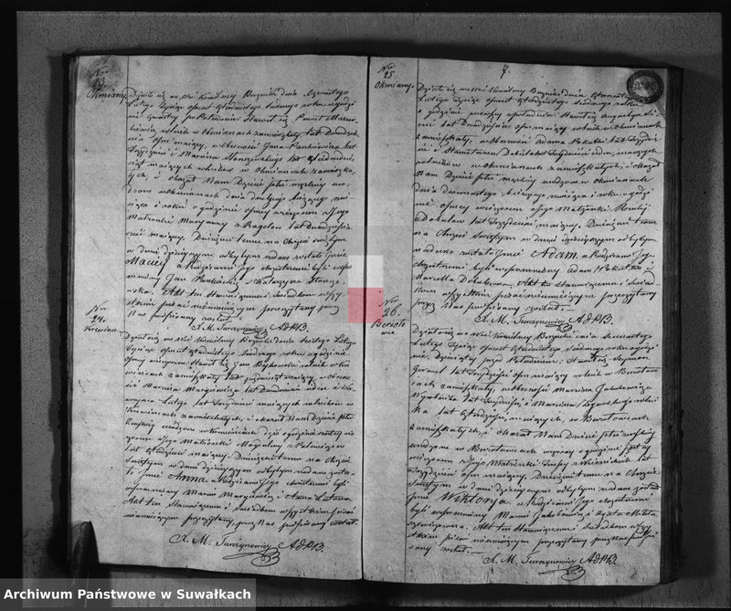 image.from.unit.number "Księga Duplikat Parafij Berznickiej z Roku 1847-go"