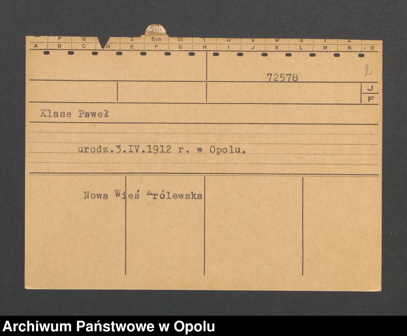 Obraz 4 z jednostki "[Landsmann Johann, ur. 24.12.1869 r., zam. Paulsdorf]"