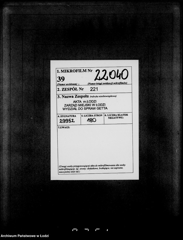 Obraz 2 z jednostki "Einnahme Anweisungen. [Sprzedaż przedmiotów skonfiskowanych]"