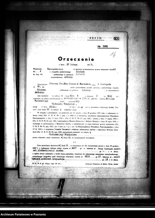 image.from.unit.number "/Parcelacja majątku Kłodawa powiatu kaliskiego/"