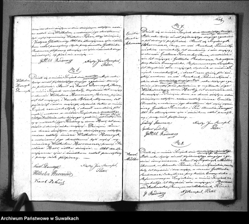 image.from.unit.number "Duplikat Aktów Stanu Cywilnego Urodziń, Małżeństw i Zejść Parafii Ewangelicko-Reformowanej Serejskiej na rok 1852"