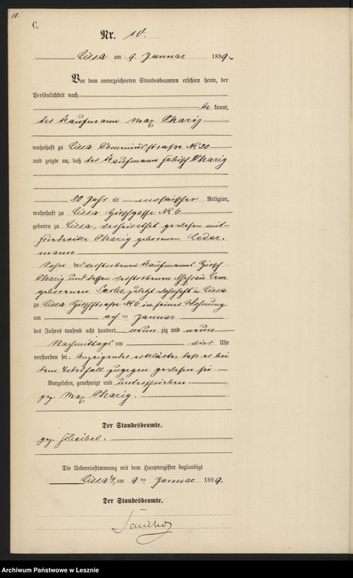 Obraz 13 z jednostki "[Księga zgonów]"