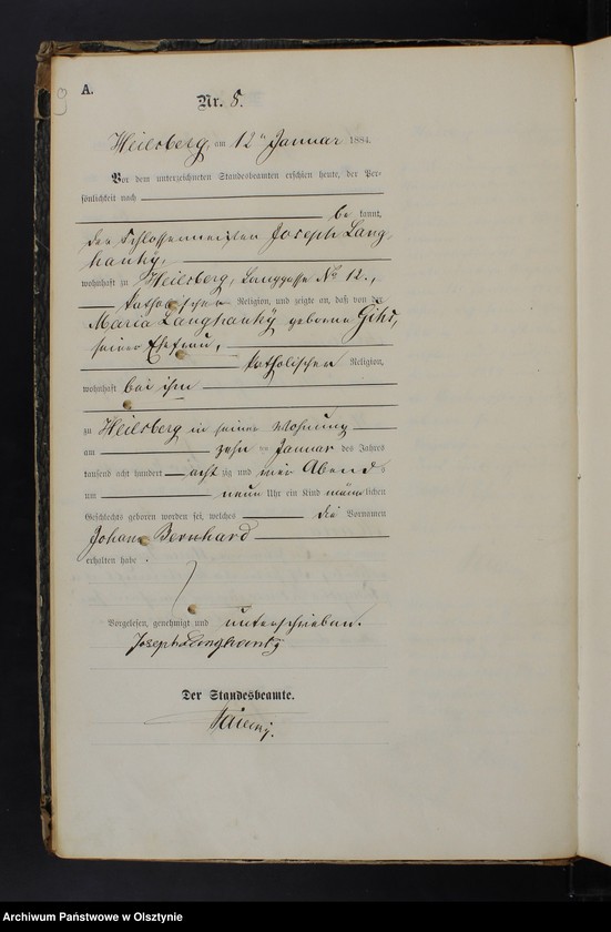 image.from.unit.number "Geburts-Haupt-Register Nr 1 - 201"