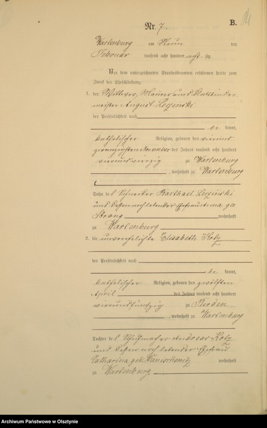 image.from.unit.number "Heiraths-Haupt-Register Nr 1 - 30"