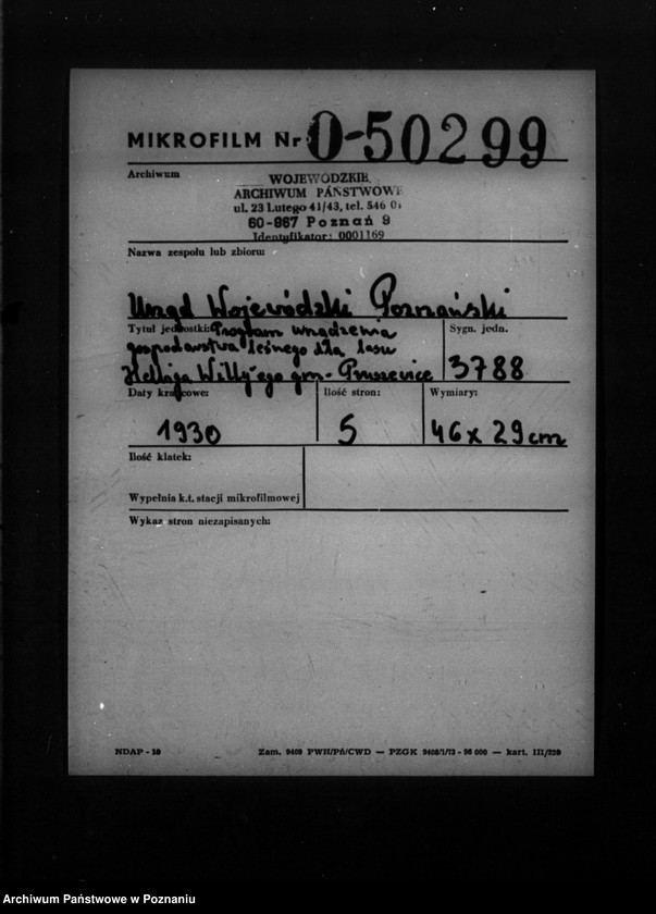 Obraz 2 z jednostki "Program urządzenia gospodarstwa leśnego dla lasu Helbiga Willyego w gminie"