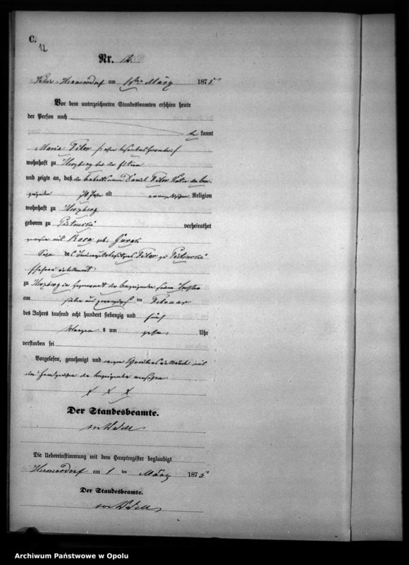 image.from.unit.number "Sterbe-Neben-Register des Standesamtsbezirks Hennersdorf [1875]"