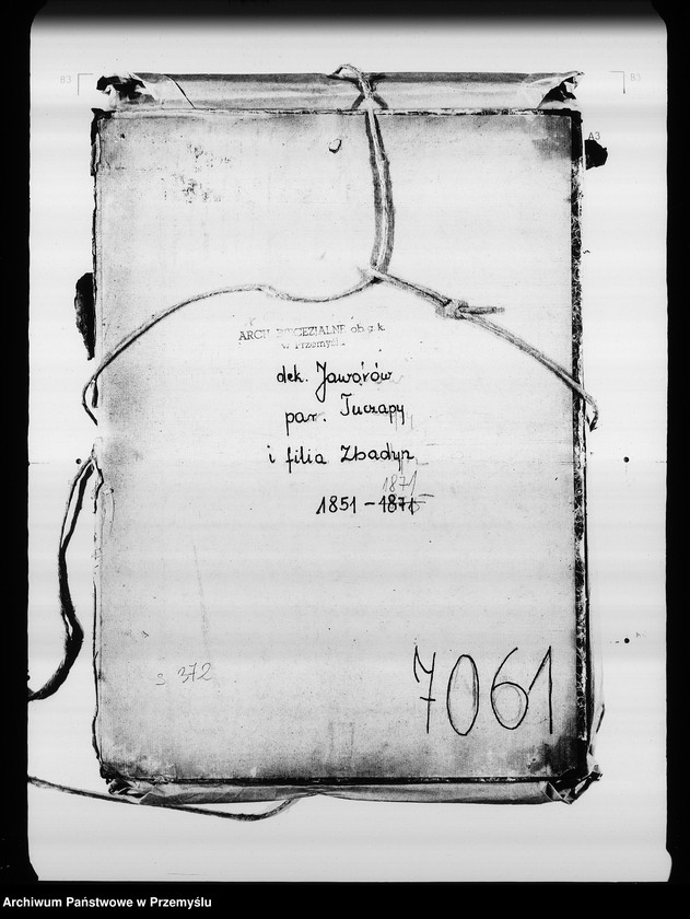 image.from.unit.number "[Kopie ksiąg metrykalnych parafii Tuczapy z filią Zbadyn (dekanat Jaworów)]"