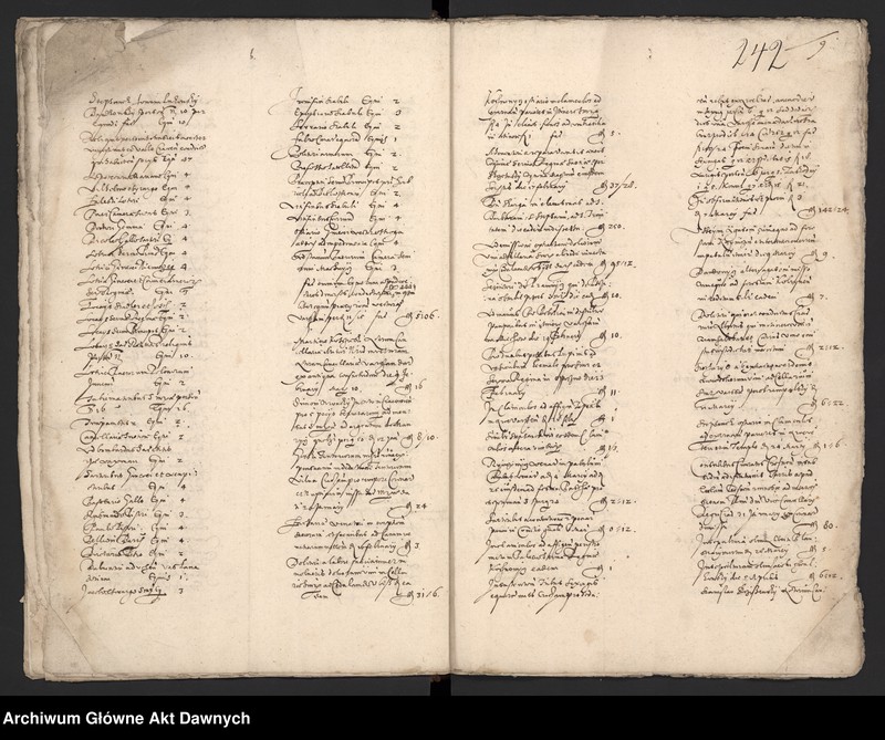 image.from.unit.number "Rejestr przychodów i rozchodów skarbu nadwornego."