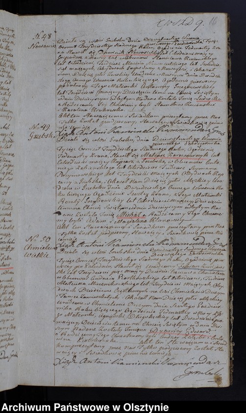 image.from.unit.number "Parafija Grzebska Duplikat Akta Urodzenia, Zeyścia, Zaślubień z Roku 1837-go"