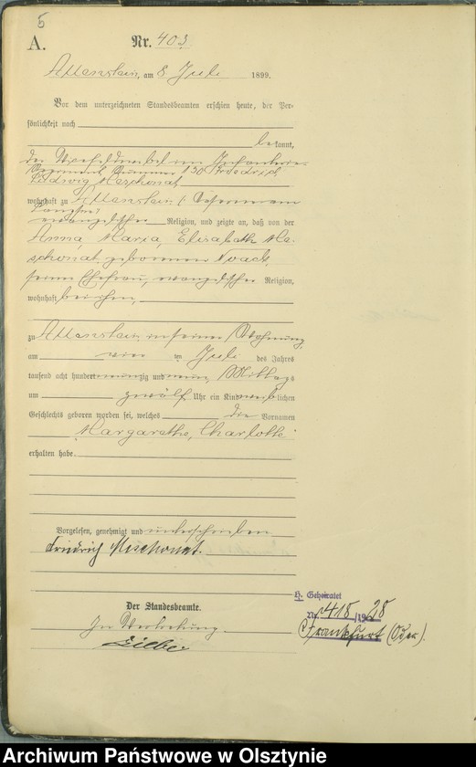 image.from.unit.number "Geburts-Haupt-Register Tom II,Nr 400 - 792"