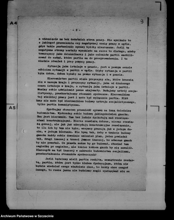 image.from.unit.number "Fragmenty przemówienia Władysława Gomułki na naradzie z dziennikarzami"