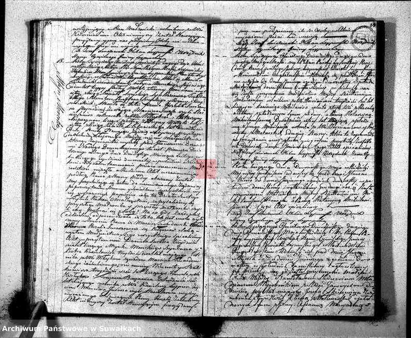 Obraz 19 z jednostki "Księga Aktów Małżeństwa Gminy Leypuńskiej od 1-o Stycznia z Roku 1822"