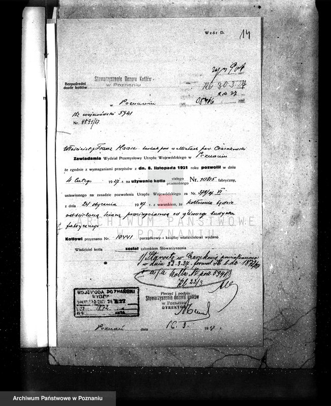 Obraz 18 z jednostki "Tartak parowy w Miałach pow. czarnkowski Franz Haase"