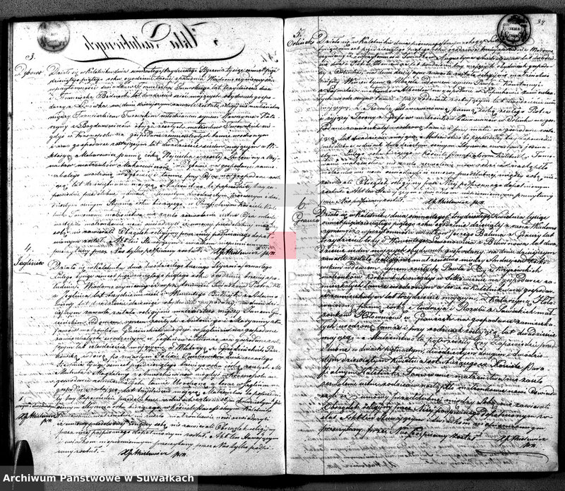 image.from.unit.number "Duplikat Aktów Urodzonych, Zaślubionych i Zmarłych Parafii Katolickiej Kaletnik z Roku 1855"