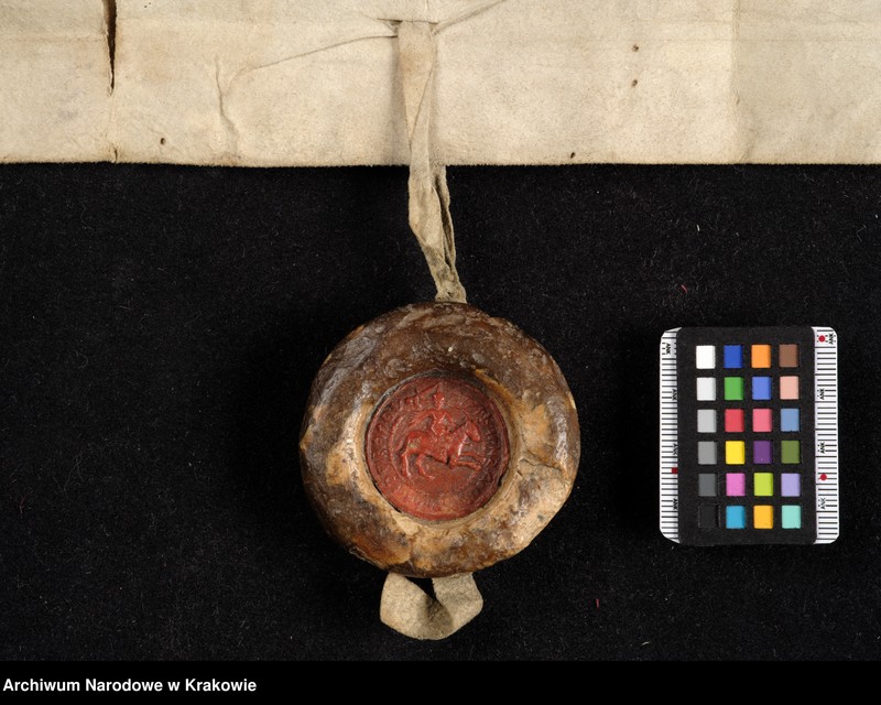 image.from.unit.number "Bolesław zwany Świdrygiełło książę Olgierdowicz przyrzeka dopełnić i dochować warunków poręczenia, które brat jego Władysław II Jagiełło król polski, złożył"