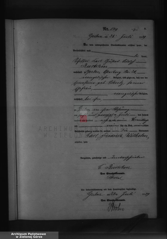 image.from.unit.number "Geburts-Neben-Register, Band II von No 543 bis No 998"