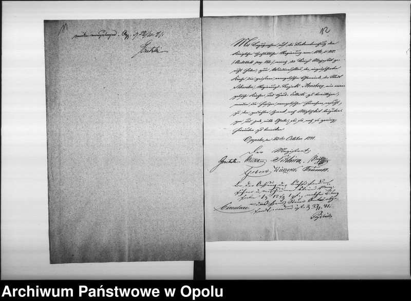 Obraz 13 z jednostki "Acta des Magistrats zu Oppeln betreffend die Sammlung milder Beiträge 1841-1845"