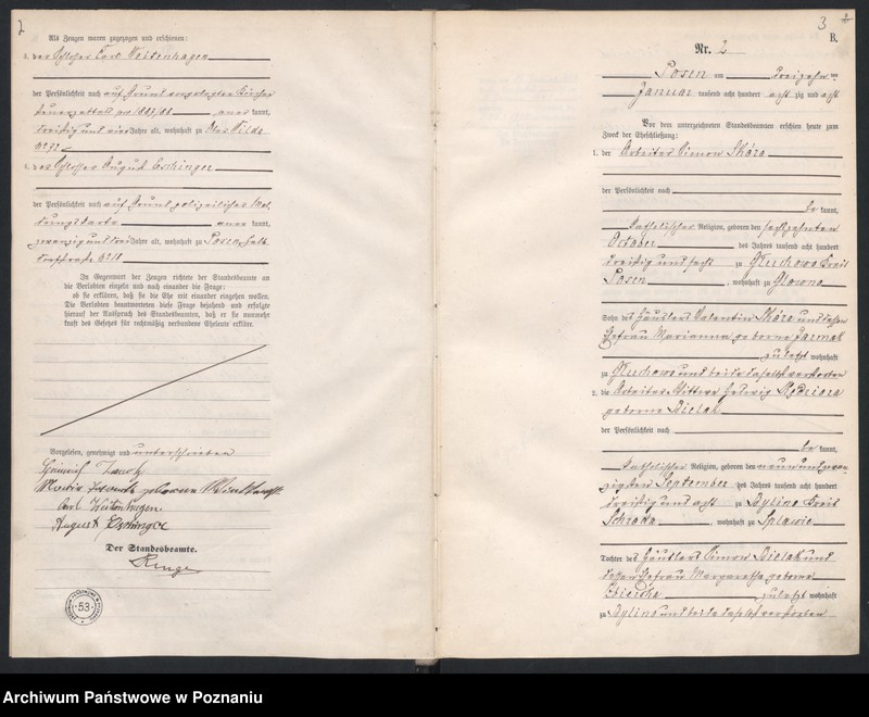 Obraz 4 z jednostki "Księga małżeństw"