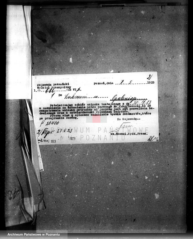 Obraz 6 z jednostki "Cukrownia w Opalenicy Towarzystwo Akcyjne nr woj. 129"