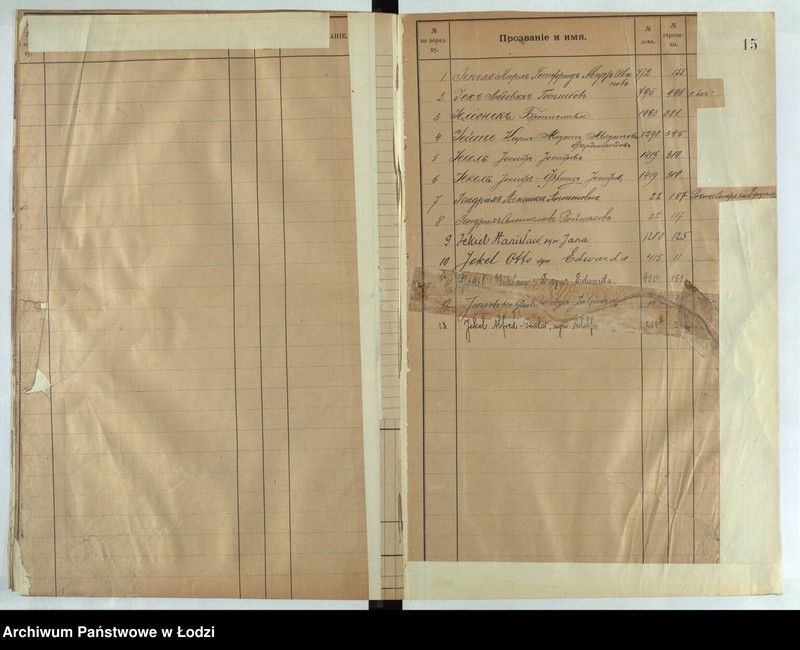 Obraz 17 z jednostki "[Skorowidz do ksiąg ludności stałej lit. i, j, k]"