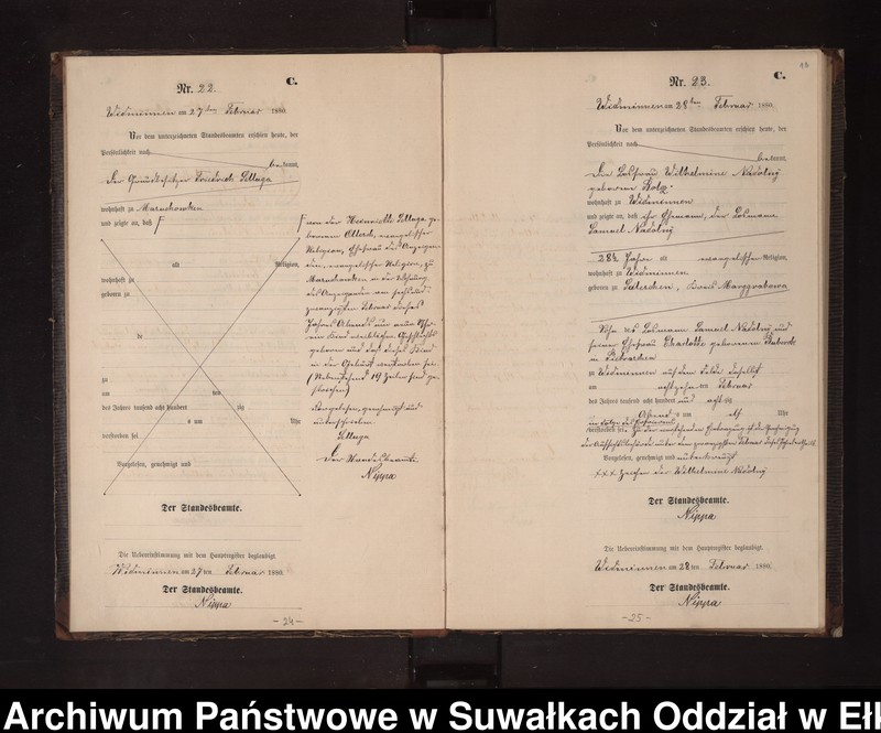 image.from.unit.number "Sterbe-Neben-Register des Preussischen Standes-Amtes Widminnen Kreis Loetzen"