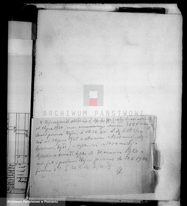 Obraz 14 z jednostki "Akta dodatkowe dotyczące majątku państwowego Grabionna powiatu wyrzyskiego /m.in. sprawy dzierżawy majątku/"