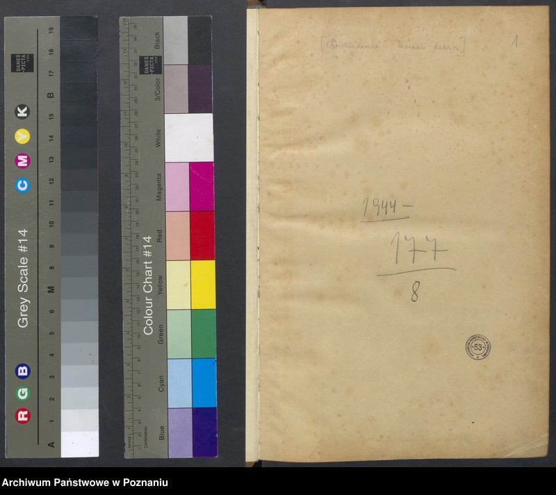 Obraz 3 z jednostki "Verzeichnis der Getauften"