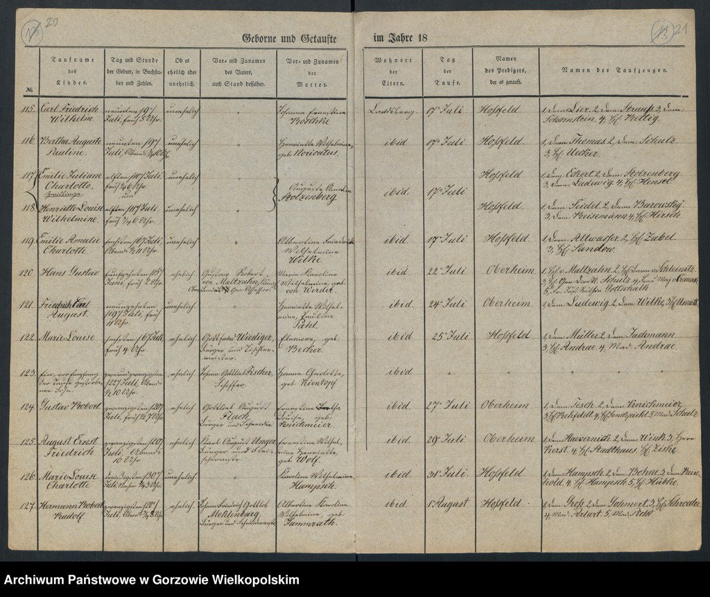 image.from.unit.number "Duplikate der Kirchenbücher der Parochie der Hauptkirche zu Landsberg an der Warthe (zawiera także księgę zgonów Konkordien Kirche z 1842 r.)"