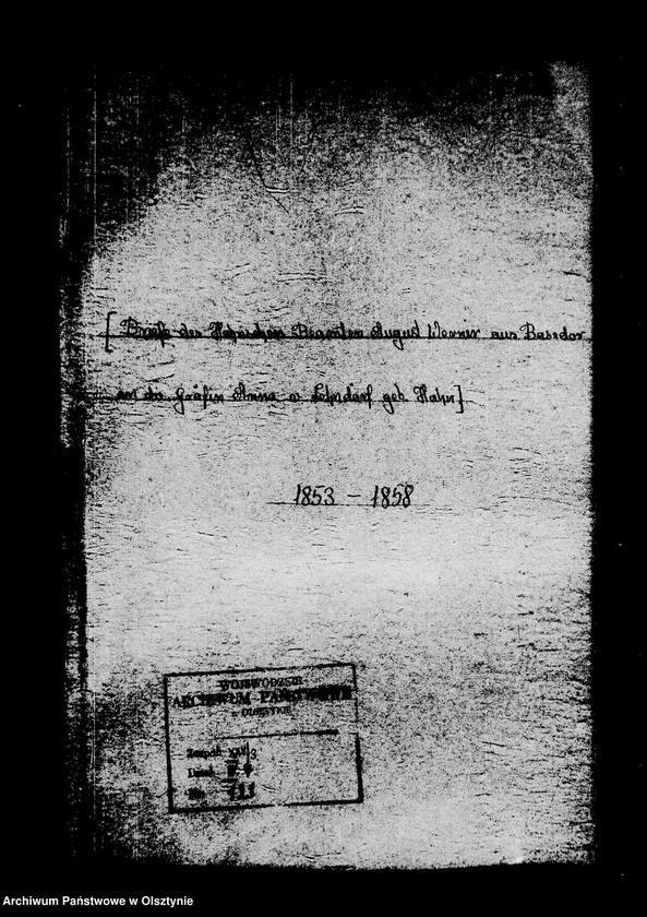 image.from.unit.number "/Briefe des Hahnschen Beamten August Werner aus Basedow an die Gfin Lehndorff geb. Hahn/"