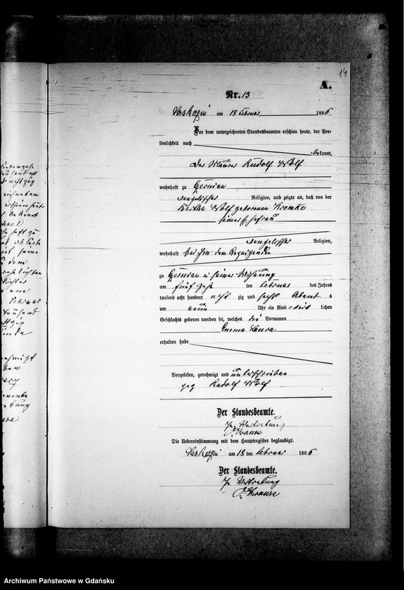 Obraz 18 z jednostki "Księga urodzeń"